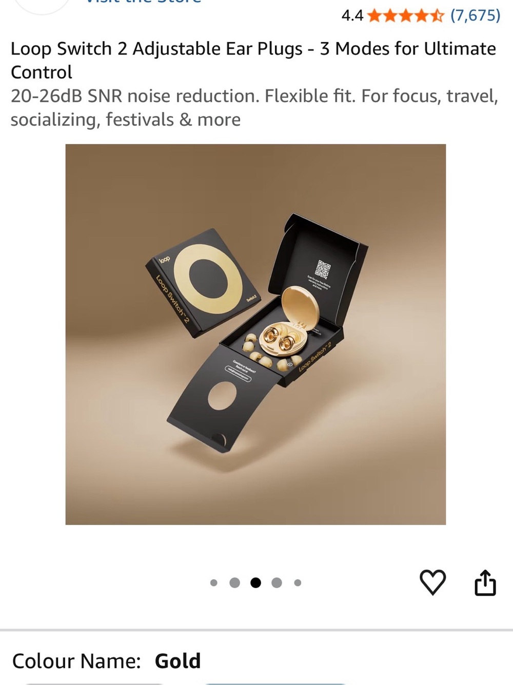 Loop Switch 2, Gold colour, new in box